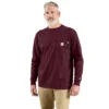 Herren-T-Shirt «Fr Force Dearborn» mit lockerer Passform und langen Armlingen