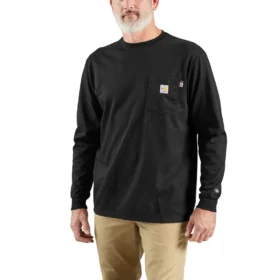 Herren-T-Shirt «Fr Force Dearborn» mit lockerer Passform und langen Armlingen