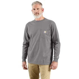 Herren-T-Shirt «Fr Force Dearborn» mit lockerer Passform und langen Armlingen