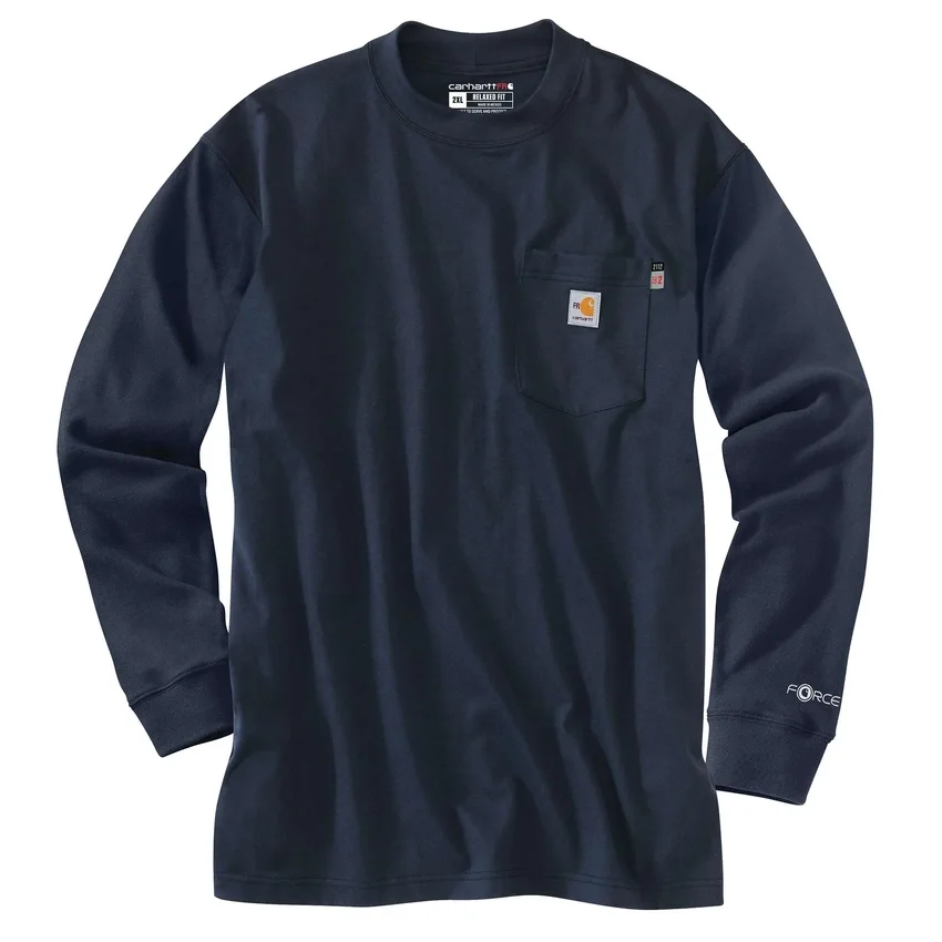 Herren-T-Shirt «Fr Force Dearborn» mit lockerer Passform und langen Armlingen