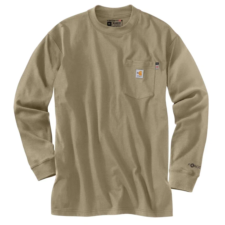 Herren-T-Shirt «Fr Force Dearborn» mit lockerer Passform und langen Armlingen