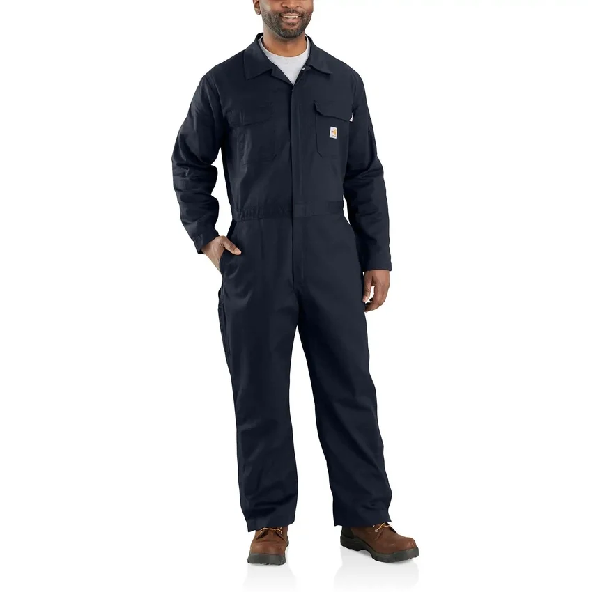 Herren-Twill-Overall in lockerer Passform – flammhemmende Overalls