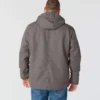 Herren-Utility-Jacke aus gewaschenem Enten-Canvas mit Sherpa-Futter