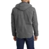 Herren-Utility-Jacke aus gewaschenem Enten-Canvas mit Sherpa-Futter
