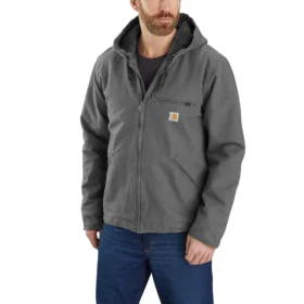Herrenjacke «Washed Duck Sierra» mit Sherpa-Futter