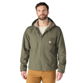 Herrenjacke «Washed Duck Sierra» mit Sherpa-Futter