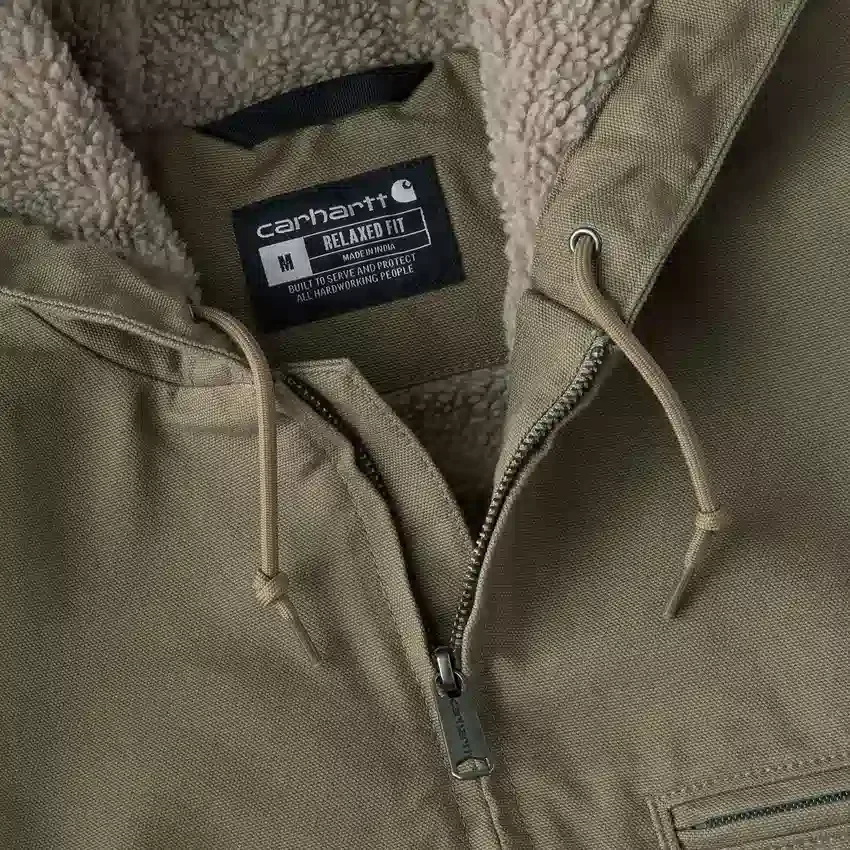 Herrenjacke «Washed Duck Sierra» mit Sherpa-Futter