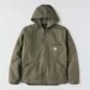 Herrenjacke «Washed Duck Sierra» mit Sherpa-Futter
