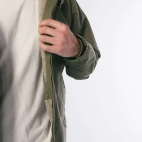 Herrenjacke «Washed Duck Sierra» mit Sherpa-Futter