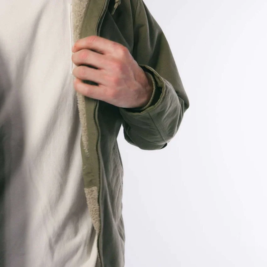 Herrenjacke «Washed Duck Sierra» mit Sherpa-Futter
