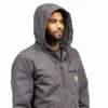 Herrenjacke «Washed Duck Sierra» mit Sherpa-Futter