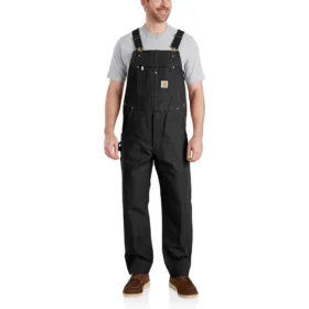 Ikonische R01-Latzhose für Herren in Relaxed Fit aus Entenstoff