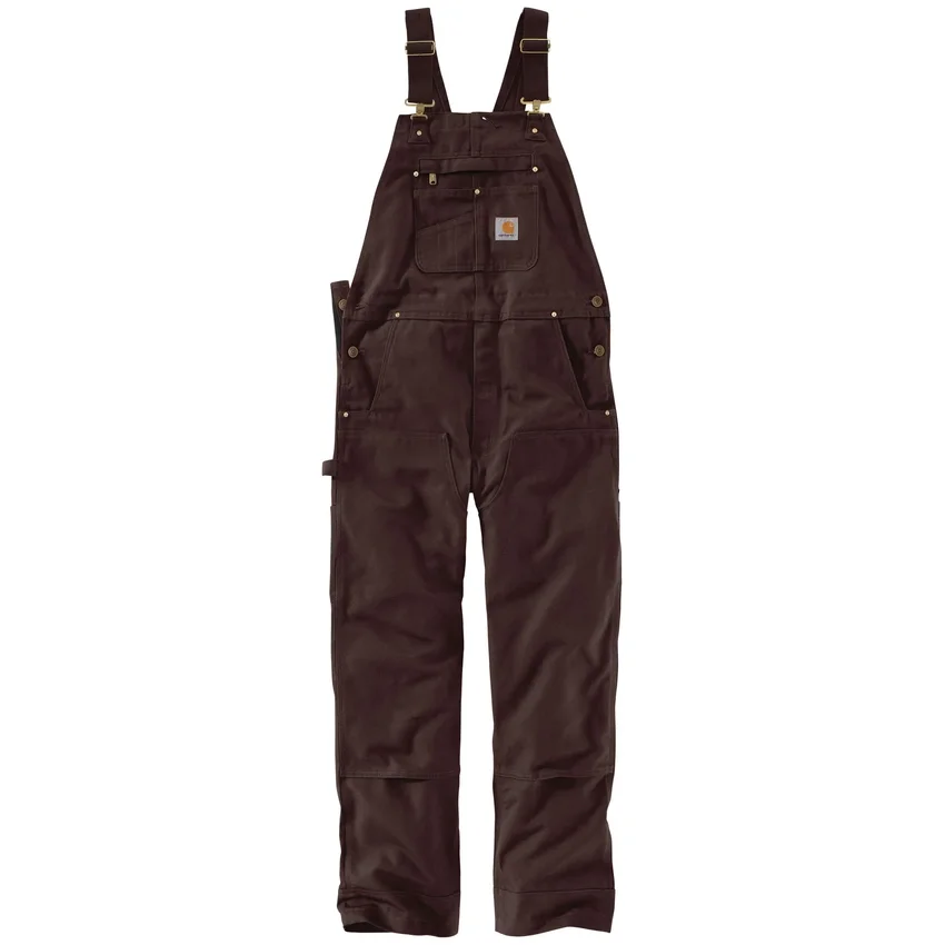 Ikonische R01-Latzhose für Herren in Relaxed Fit aus Entenstoff