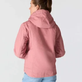 Ikonische Sierra-Jacke für Damen aus gewaschenem Entenstoff mit Sherpa-Futter