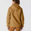 Ikonische Sierra-Jacke für Damen aus gewaschenem Entenstoff mit Sherpa-Futter