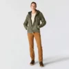 Ikonische Sierra-Jacke für Damen aus gewaschenem Entenstoff mit Sherpa-Futter