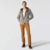Ikonische Sierra-Jacke für Damen aus gewaschenem Entenstoff mit Sherpa-Futter