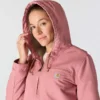 Ikonische Sierra-Jacke für Damen aus gewaschenem Entenstoff mit Sherpa-Futter