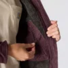 Ikonische Sierra-Jacke für Damen aus gewaschenem Entenstoff mit Sherpa-Futter