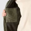 Ikonische Sierra-Jacke für Damen aus gewaschenem Entenstoff mit Sherpa-Futter