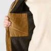 Ikonische Sierra-Jacke für Damen aus gewaschenem Entenstoff mit Sherpa-Futter