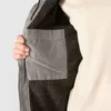 Ikonische Sierra-Jacke für Damen aus gewaschenem Entenstoff mit Sherpa-Futter