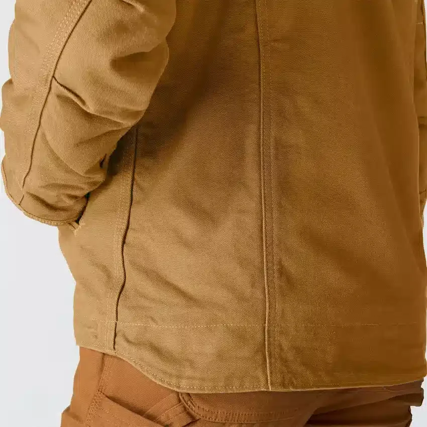 Ikonische Sierra-Jacke für Damen aus gewaschenem Entenstoff mit Sherpa-Futter