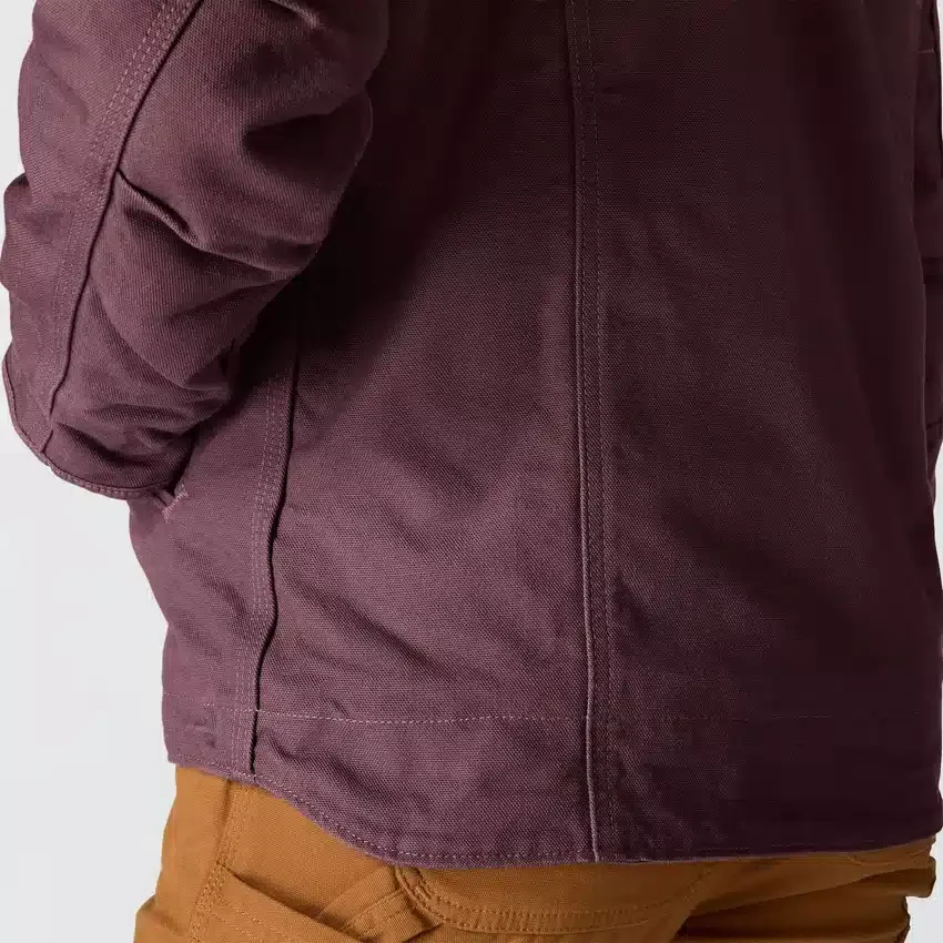Ikonische Sierra-Jacke für Damen aus gewaschenem Entenstoff mit Sherpa-Futter