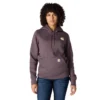 Ikonischer Clarksburg-Hoodie für Damen mit lockerem Schnitt, Fleecefutter und Logo