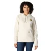 Ikonischer Clarksburg-Hoodie für Damen mit lockerem Schnitt, Fleecefutter und Logo