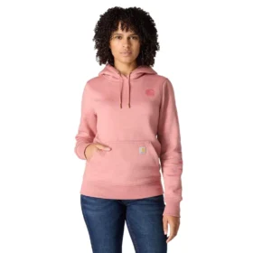 Ikonischer Clarksburg-Hoodie für Damen mit lockerem Schnitt, Fleecefutter und Logo
