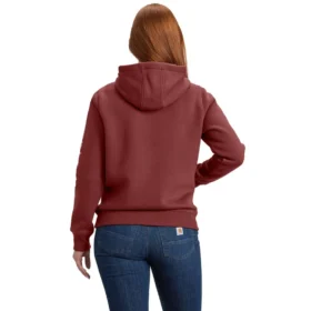 Ikonischer Clarksburg-Hoodie für Damen mit lockerem Schnitt, Fleecefutter und Logo