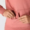 Ikonischer Clarksburg-Hoodie für Damen mit lockerem Schnitt, Fleecefutter und Logo