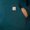 Ikonischer Clarksburg-Hoodie für Damen mit lockerem Schnitt, Fleecefutter und Logo