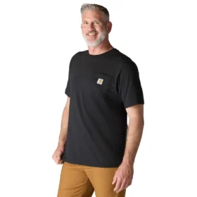 Ikonisches K87 Herren-Hemd mit Brusttasche, lockere Passform, schweres Baumwollgewebe