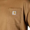 Ikonisches K87 Herren-Hemd mit Brusttasche, lockere Passform, schweres Baumwollgewebe