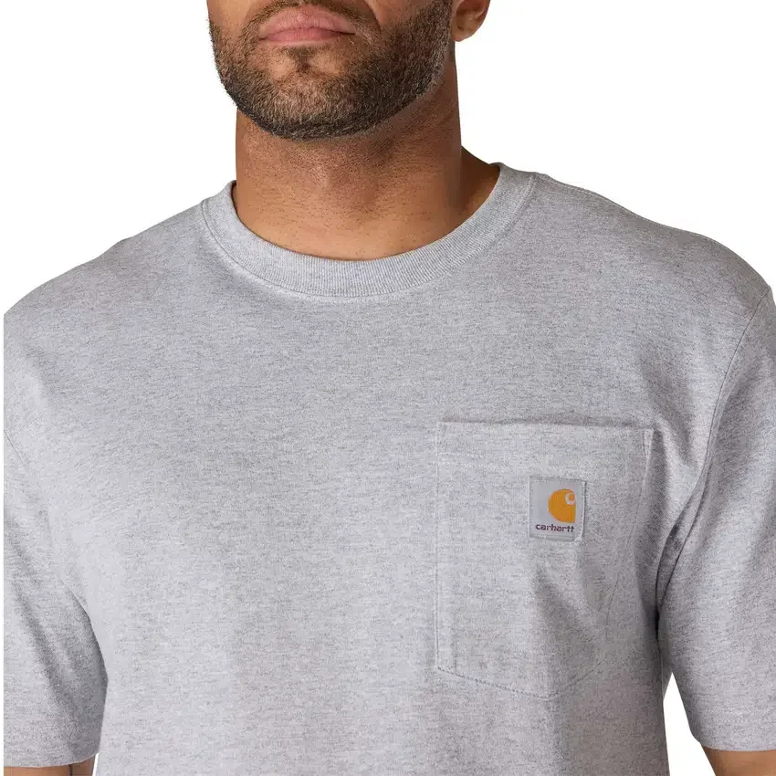 Ikonisches K87 Herren-Hemd mit Brusttasche, lockere Passform, schweres Baumwollgewebe