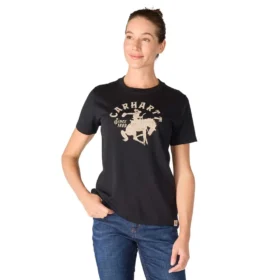 Irvine Relaxed Fit Hemd für Damen mit Pferdemotiv