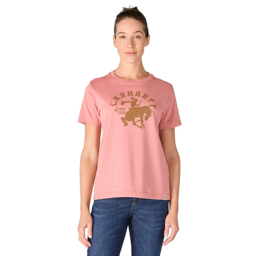 Irvine Relaxed Fit Hemd für Damen mit Pferdemotiv