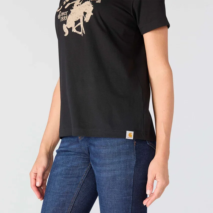 Irvine Relaxed Fit Hemd für Damen mit Pferdemotiv