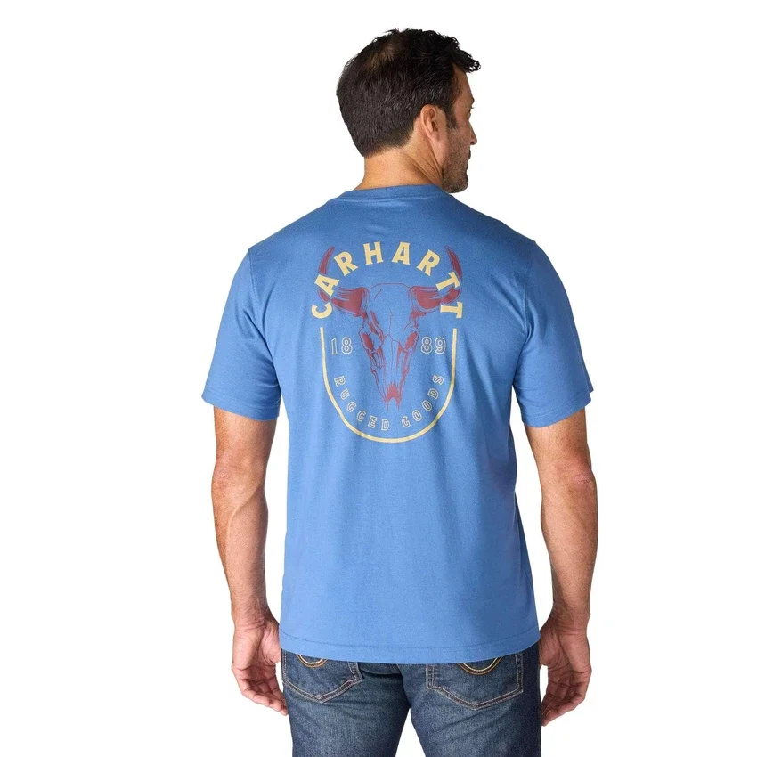 Irvine Relaxed Fit Hemd für Herren mit Totenkopf-Grafik