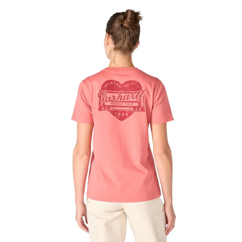 Irvine Relaxed Fit Heritage Heart Graphic Hemd für Damen