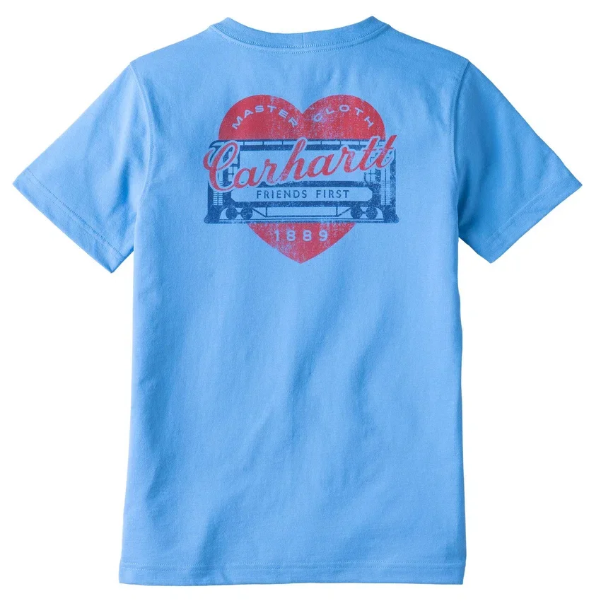 Irvine Relaxed Fit Heritage Heart Graphic Hemd für Damen