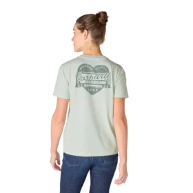 Irvine Relaxed Fit Heritage Heart Graphic Hemd für Damen