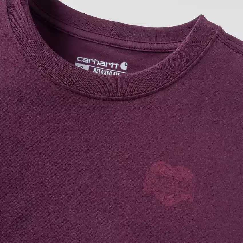 Irvine Relaxed Fit Heritage Heart Graphic Hemd für Damen
