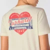 Irvine Relaxed Fit Heritage Heart Graphic Hemd für Damen
