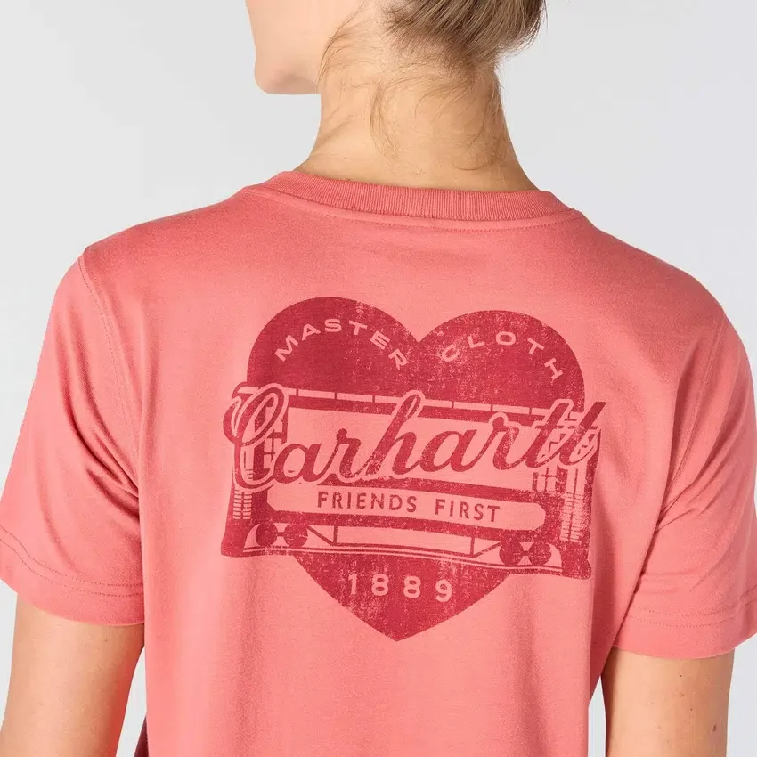 Irvine Relaxed Fit Heritage Heart Graphic Hemd für Damen
