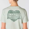 Irvine Relaxed Fit Heritage Heart Graphic Hemd für Damen