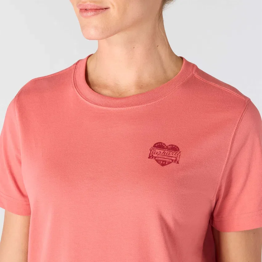 Irvine Relaxed Fit Heritage Heart Graphic Hemd für Damen