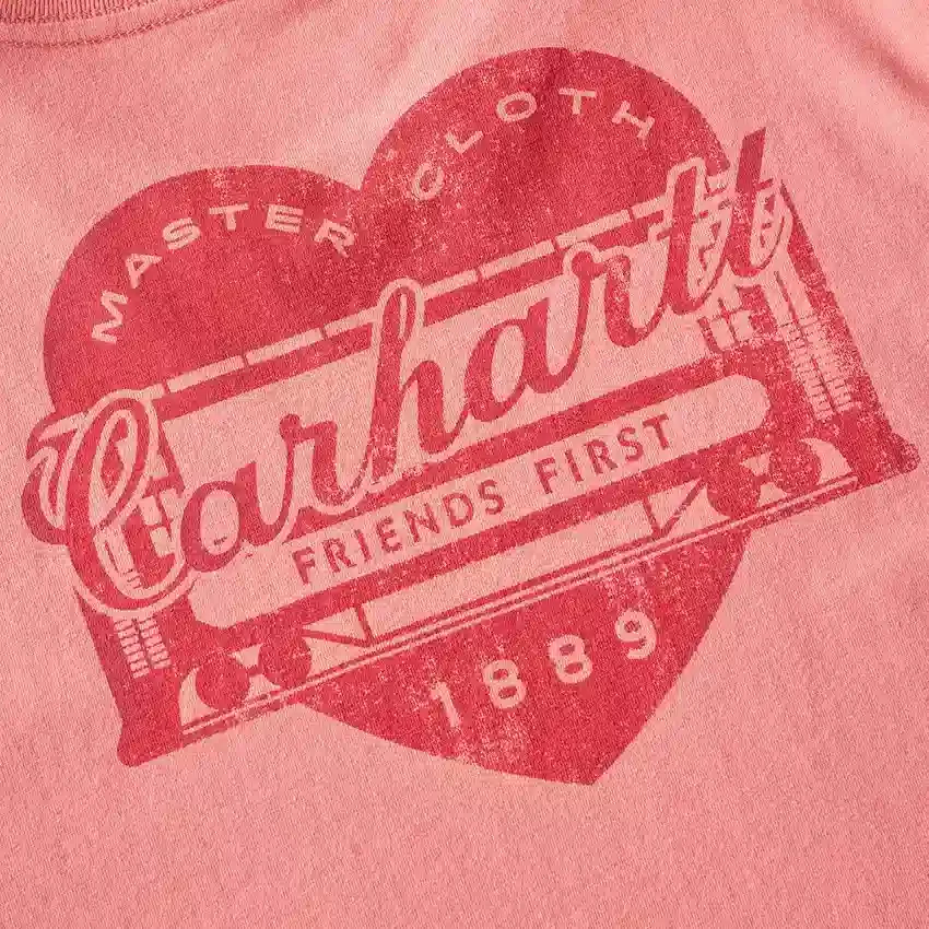 Irvine Relaxed Fit Heritage Heart Graphic Hemd für Damen